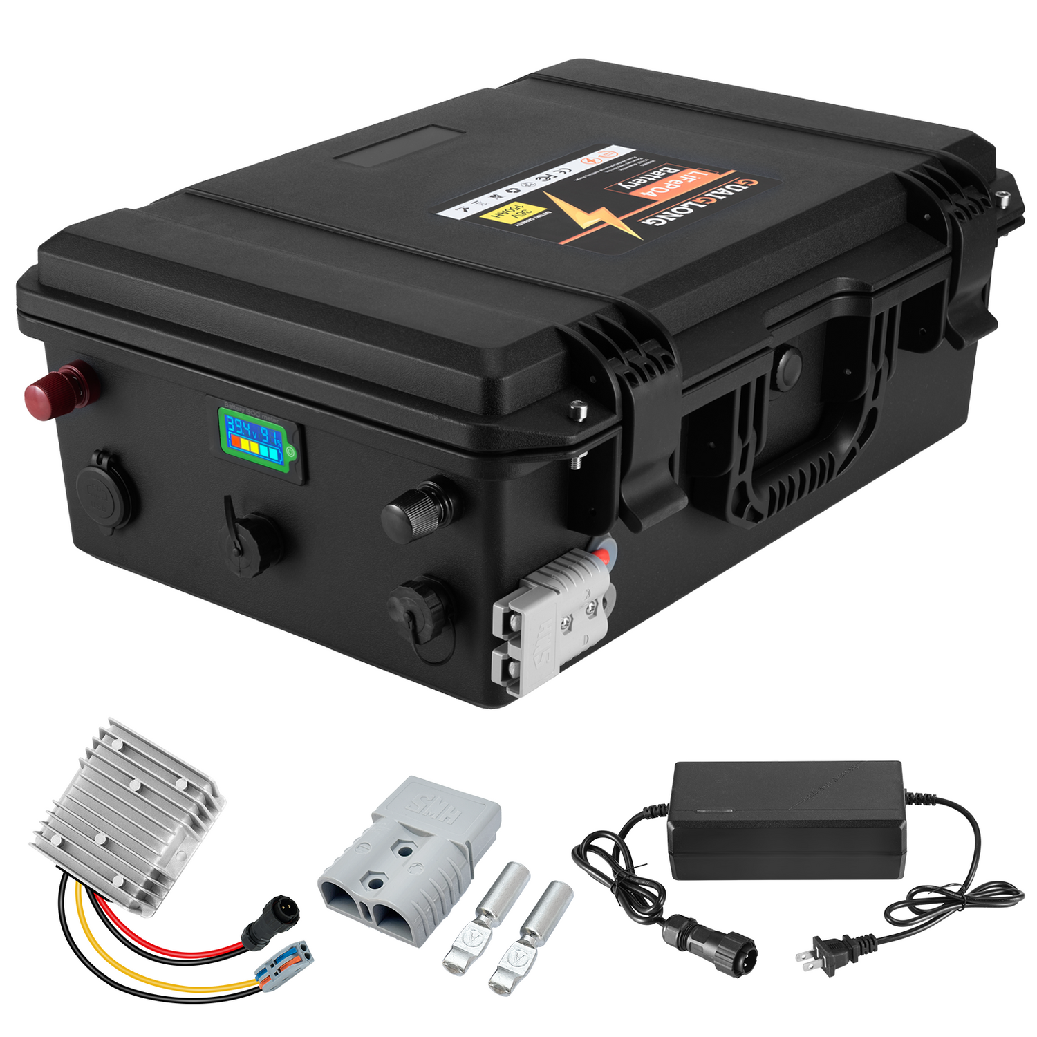 GuaiGLong 36V 150Ah Lithium Golf Cart Battery, 120A BMS, 5760Wh Energy