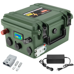 GuaiGLong 12V 100Ah LiFePO4 Lithium Deep Cycle Battery,Trolling Motor,Marine,RV