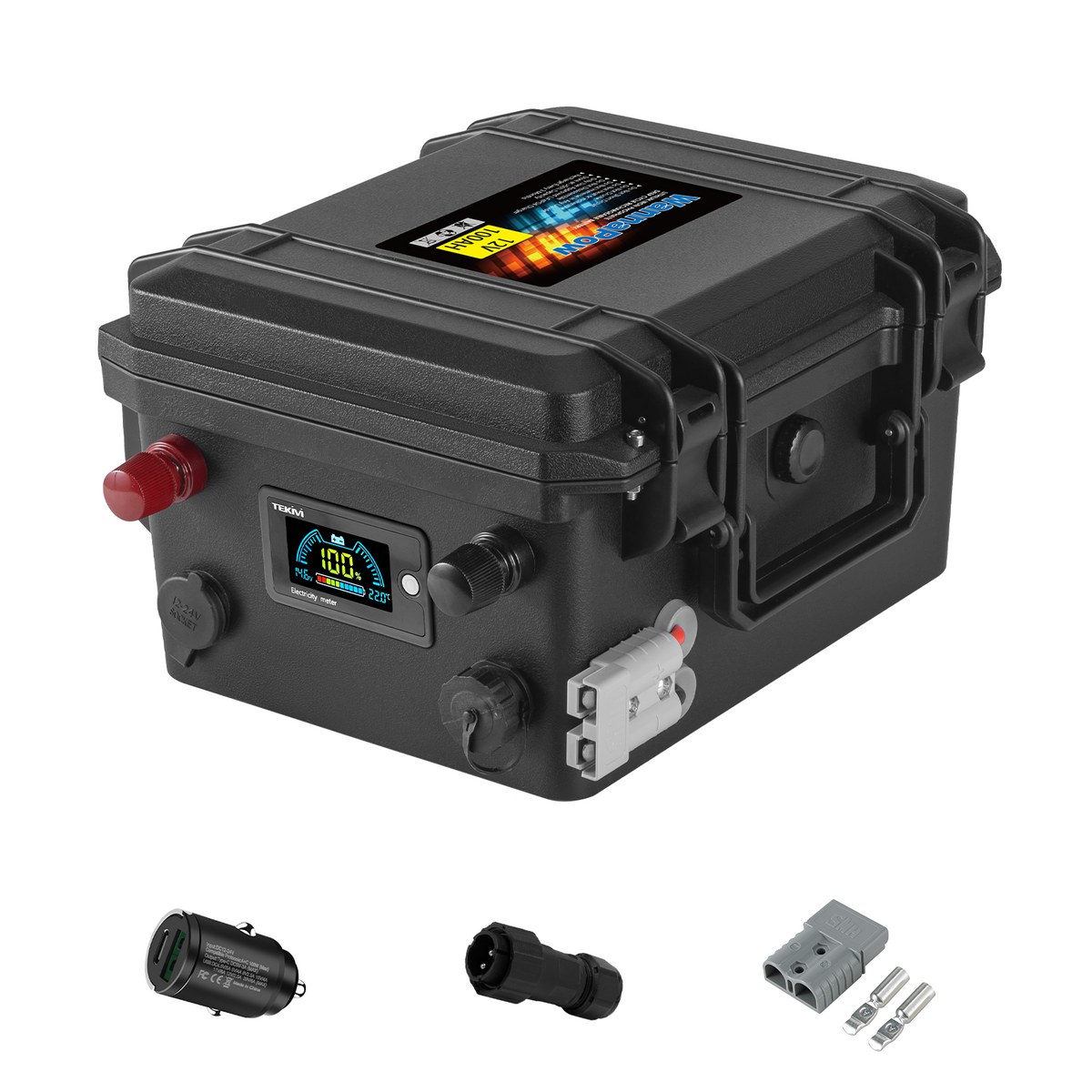 12V 120AH LiFePO4 Battery,100A BMS,Marine Battery